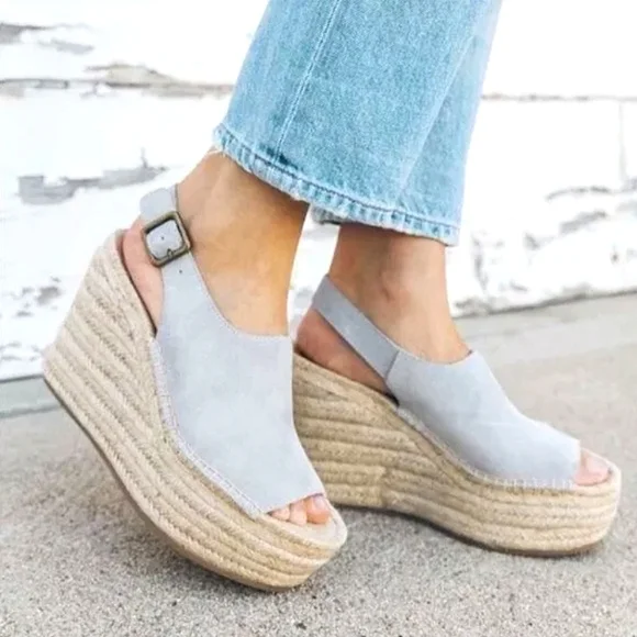 Anthropologie Soludos Platform Espadrilles - Picture 3 of 9